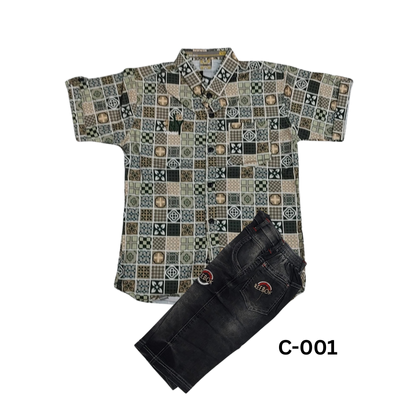 Boy’s Casual Shirt Set