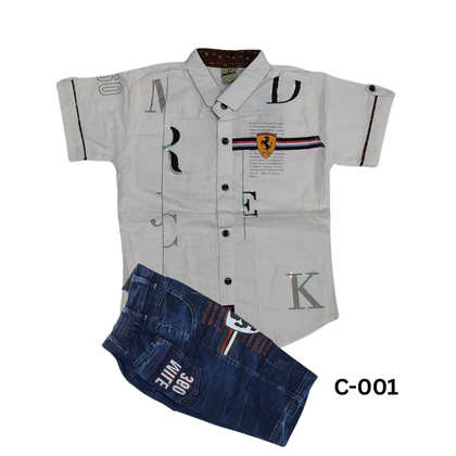 Boy’s Casual Shirt Set