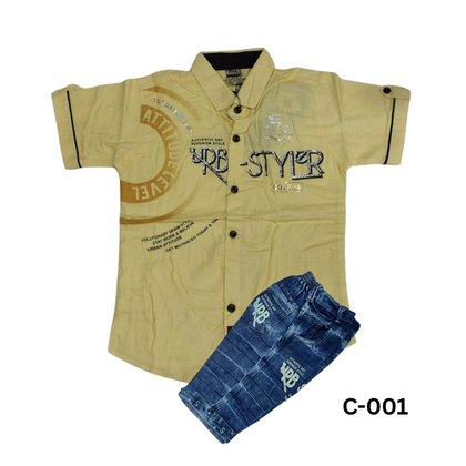 Boy’s Casual Shirt Set
