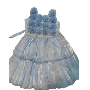 Light Blue Party Wear Dress for Girls